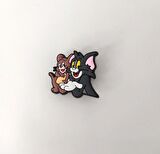 Terlik Ayakkabı Sandalet Tokası Tom Ve Jerry 1 Adet Silikon Kız Erkek Aksesuar Hediye  