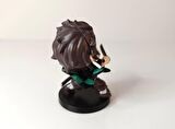 Anime Demon Slayer Tanjiro Kamado İblis Avcısı Mini Figür Eylem Karakter Figür Oyuncak Biblo 8 cm