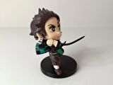 Anime Demon Slayer Tanjiro Kamado İblis Avcısı Mini Figür Eylem Karakter Figür Oyuncak Biblo 8 cm