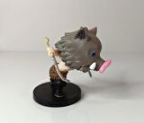 Anime Demon Slayer Inosuke Hashibira İblis Avcısı Mini Figür Eylem Karakter Figür Oyuncak Biblo 8 cm