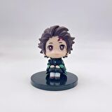 Anime Demon Slayer Tanjiro Kamado 7 cm Karakter Figür Oyuncak Biblo 