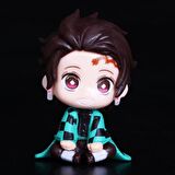 Anime Demon Slayer Tanjiro Kamado 7 cm Karakter Figür Oyuncak Biblo 
