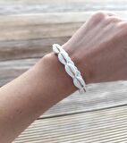 Bileklik Halhal Deniz Kabuğu Midye Plaj Dogum Günü Hediye Ayarlanabilir Makrome Örme İp Bileklik  Bijuteri Takı Aksesuar  