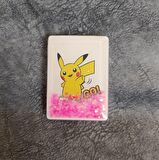 Cep Ayna Pokemeon Pikachua Makyaj Çanta Seyehat Taşınabilir Ayna Bebek Sulu Kozmetik Büyüteç Kompakt Katlanır     