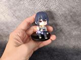 Anime Figür Naruto Sasuke 6 cm Karakter Mini Figür Oyuncak Biblo 