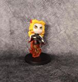 Anime Demon Slayer Rengoku 9 cm Karakter Figür Oyuncak Biblo 