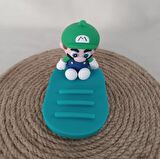 Telefon Tutucu Süper Mario Silikon Telefon Standı Karakter Figür Oyuncak 