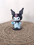 Mini Figür Sanrio Kuromi Karakter Figür Oyuncak 15529