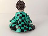 Anime Demon Slayer Kimetsu No Yaiba Tanjiro 10 cm Oturan Karakter Figür Oyuncak Biblo 