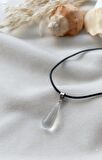 Kolye Gerdanlık Çakra Yoga Reiki Doğal Kristal Kuvars Taşı Kadın Hediye 