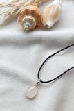 Kolye Gerdanlık Çakra Yoga Reiki Doğal Kristal Kuvars Taşı Kadın Hediye