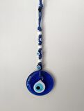 Cam Nazar Kötü Göz Kovucu Hand Made Ağaç Duvar Dekorasyonu Hasır Nazarlık Duvar Ağaç Ev Süsü