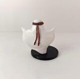 Black Tea Katar Dünya Kupası Maskotu El Sosu 3D Model 7 cm Figür 