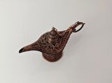 Alaaddin Sihirli Lamba Genie Lamp İbrik Biblo 7 cm Bakır Renk