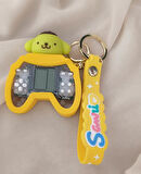 Anahtarlık Silikon Sanrio Pompompurin Mini Game Tetris Oyun Konsol Anahtarlık