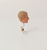 Futbolcu 3D Figür Futbol Yıldızı Biblo 6.5 cm Nostalji Ev Ofis Dekor Oyuncak   