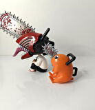 Anime Figür Chainsaw Man Testere Adam Pochita 13 cm Karakter Figür Oyuncak Biblo