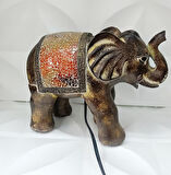 Fil Mozaik Lamba Yatak Odası Bebek Odası Gece Lambası Masa Üstü Ev Dekorasyon