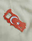 Magnet Açacak Gazoz Şişe Açacağı Mıknatıslı Buzdolabı Süsü Türk Bayrak Model 