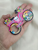 Magnet Açacak Gazoz Şişe Açacağı Mıknatıslı Buzdolabı Süsü Balon Bisiklet Kedi Çiçek      