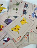 Pokemon İskambil Kağıdı Oyun Poker Kartı 54 Adet Pikachu