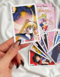 İskambil Kağıdı Anime Sailor Moon Poker Oyun Kartı 54 Adet İskambil Destesi   