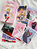 İskambil Kağıdı Anime Sailor Moon Poker Oyun Kartı 54 Adet İskambil Destesi   