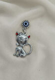 Magnet Kedi Metal Buzdolabı Süsü Mıknatıslı Mağnet  