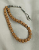 Tesbih 33 lük 10 mm Doğal Rudraksha Rudraşka Tespih 