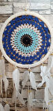Düş Kapanı Makrome Dreamcatcher Nazar Boncuk Kuş Tüyü Rüya Kapanı Duvar Süsü Elişi