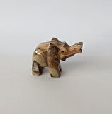 Fil Oniks Taşı Biblo Mermer Onix Ev Ofis Dekor Masa Süsü 