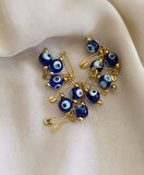 10 Adet 10 mm Maşallahlık İğneli Cam Nazar Boncuğu 