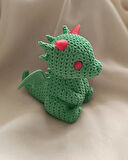 Ejderha 3D Örgü Desen Masa Araba Aksesuarı 7 cm Oyuncak Karakter Figür