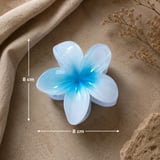 Çiçek Toka A Plus Kalite İthal Premium Mandal Saç Tokası 8x8 cm