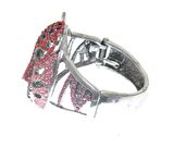 Hdmarketim Otantik Swarovski Taşlı Kaplan Kelepçe Metal Bileklik 5520