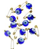 Hdmarketim Maşallahlık İğneli Cam Nazar Boncuğu 10 Adet 1,Cm 5966