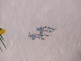 Vintage Otantik Sevimli Sallantılı Anadolu Kelebek Swarovski Taşlı Küpe
