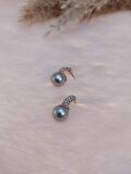 Hdmarketim Swarovski Taşlı İnci Küpe