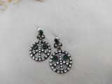 Hdmarketim Otantik Osmanlı Motifli Swarovski Taşlı Işıltılı Hürrem Sultan Eskitme Küpe Yeşil