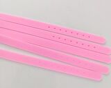 Bileklik 5 li Silikon Pembe 08 mm Ayarlanabilir Charm Takılabilen Bileklik