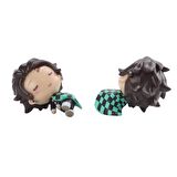 Anime Demon Slayer Tanjiro Kamado İblis Avcısı 5 cm Uyuyan Mini Figür Oyuncak Biblo