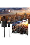 Hdmi To Vga Kablo Çevirici Dönüştürücü  PS4 uyumlu