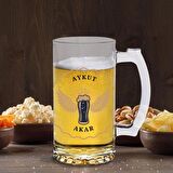 Kişiye Özel Tasarımlı Bira Bardağı