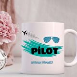 Pilotlara Özel Tasarımlı Kupa Bardak