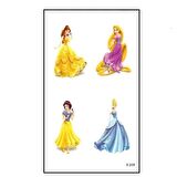 PAMUK PRENSES SİNDİELLA RAPUNZEL GEÇİCİ DÖVME