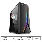 OXPC-5000 i5-10400F 8GB 512GB 6GB GTX1660 FDOS