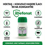 Hektaş Bugkill 50 mL – Kokusuz Genel Haşere İlacı | Sivrisinek, Karasinek, Hamam Böceği, Pire 
