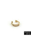 Altın Earcuff Küpe