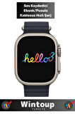 Huawei&Xiaomi&Samsung Uyumlu Amoled Ekran 4gb Hafıza Akıllı Saat Smart Watch
