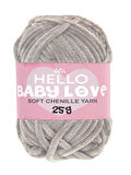 Hello Baby Love Şönil Kadife Punch İpliği 25 gr BL219